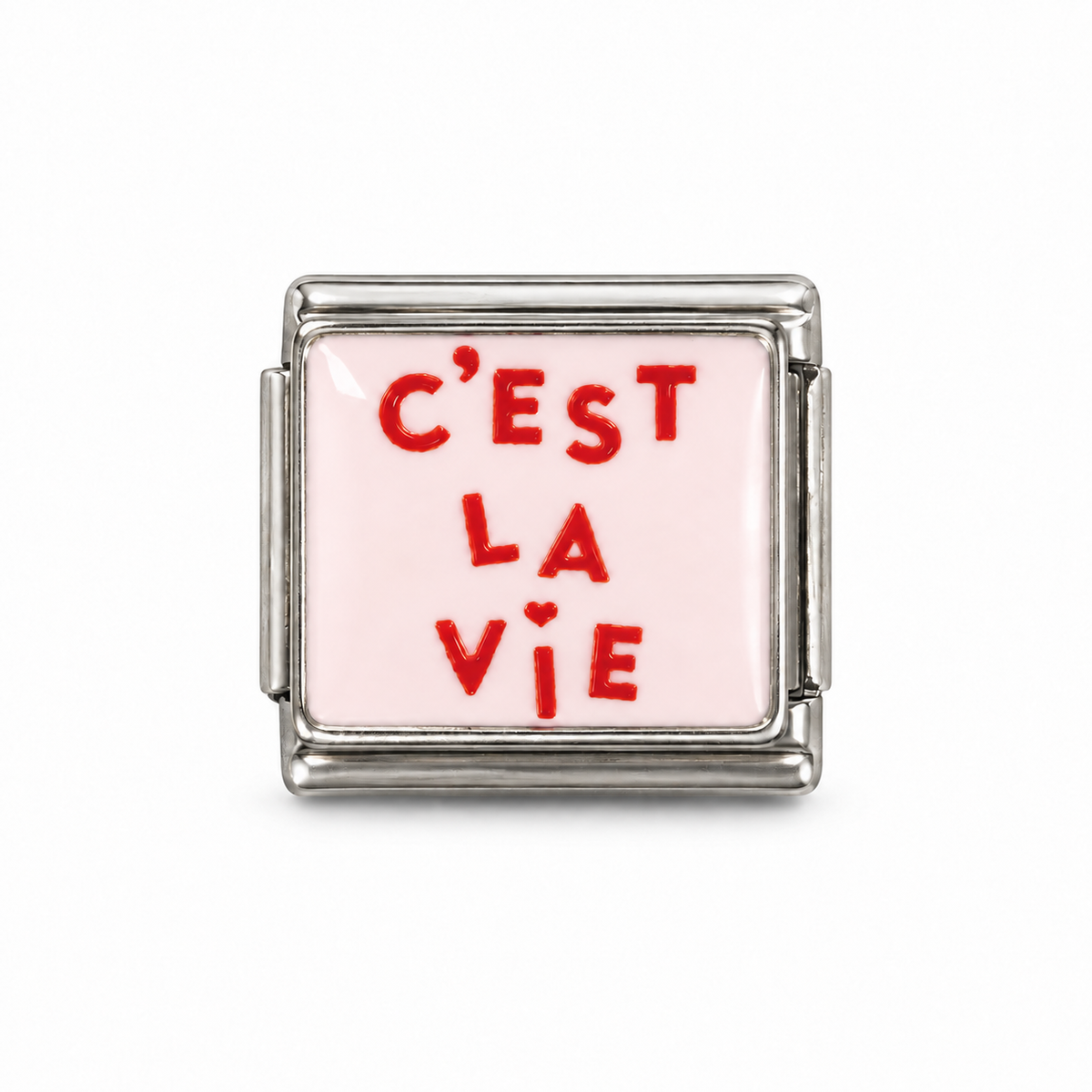 Charm italien C'est la vie - argenté