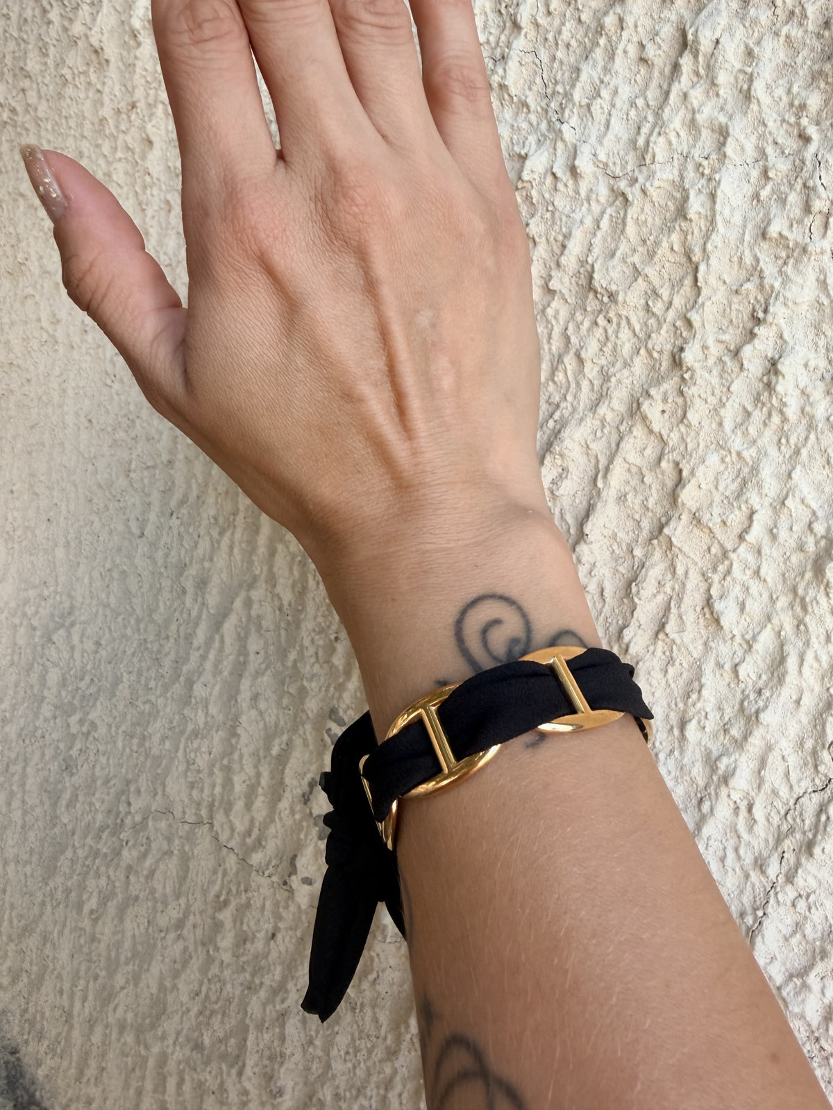 Bracelet BAHIA grand modèle - doré | noir