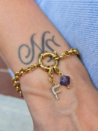 Bracelet MAYNA (personnalisable) - doré