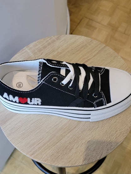 Baskets Amour - noires