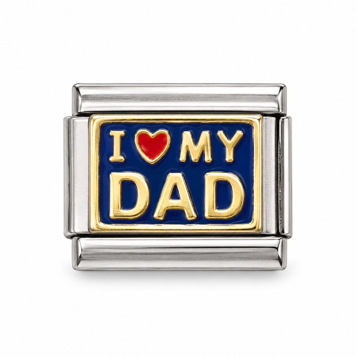 Charm italien I love my dad - argenté