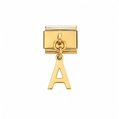 Charm italien breloque lettre initiale