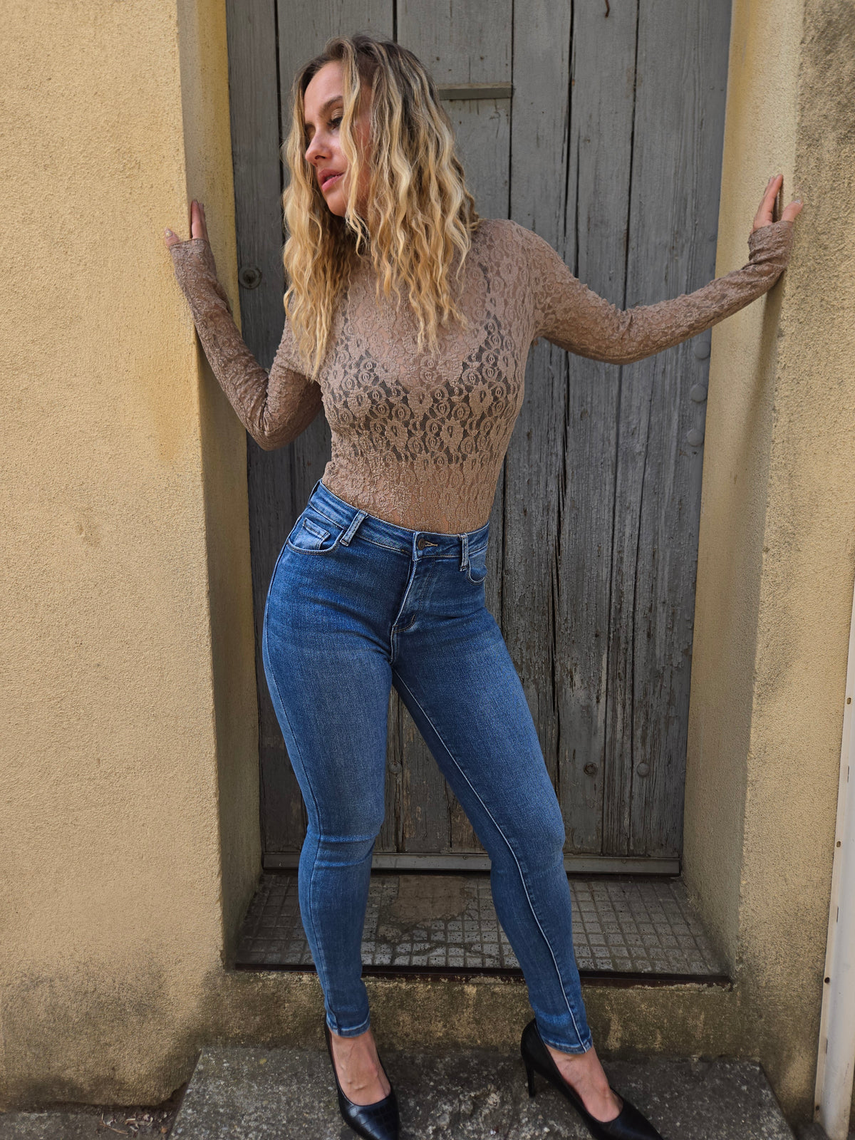 Top en dentelle