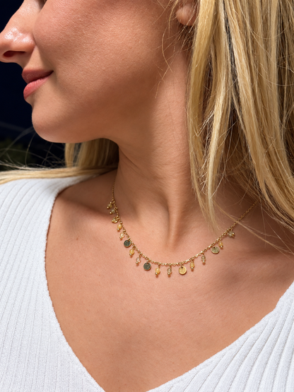 Collier NELORIA | doré - jaune