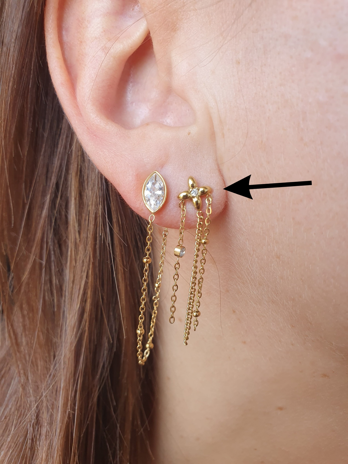 Boucle d'oreille LIORA