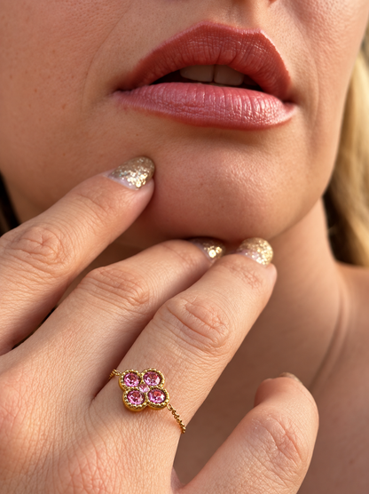 Bague FIORELLA | doré - rose