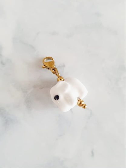Charm baby éléphant blanc