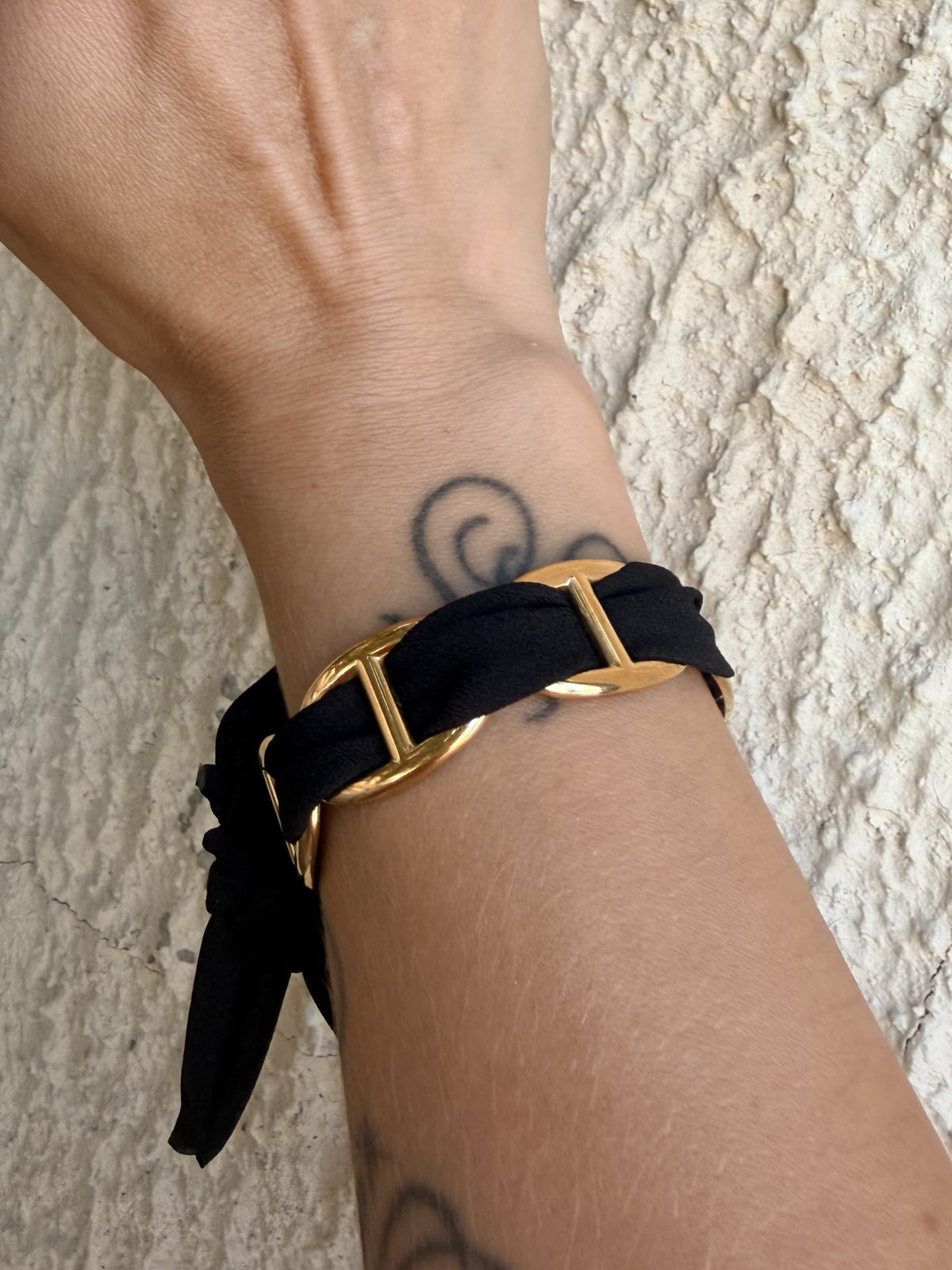 Bracelet BAHIA grand modèle - doré | noir