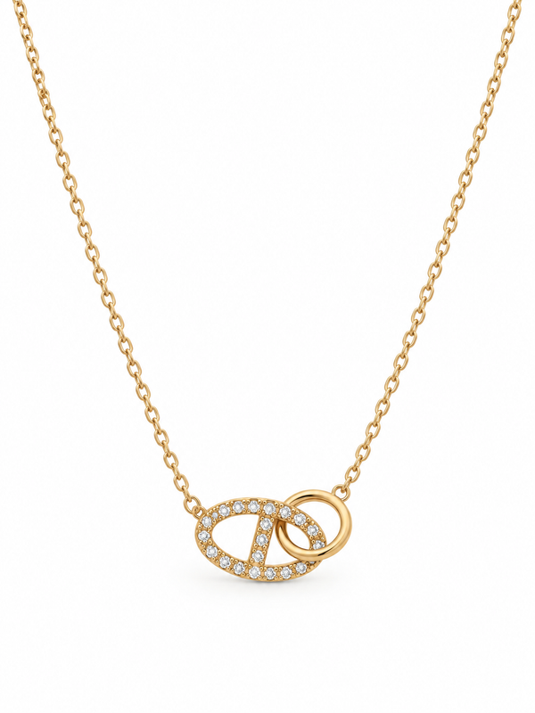 Collier LYSIALINE - Maille marine