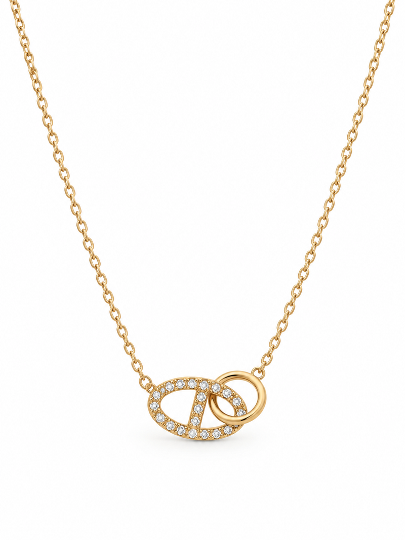 Collier LYSIALINE - Maille marine
