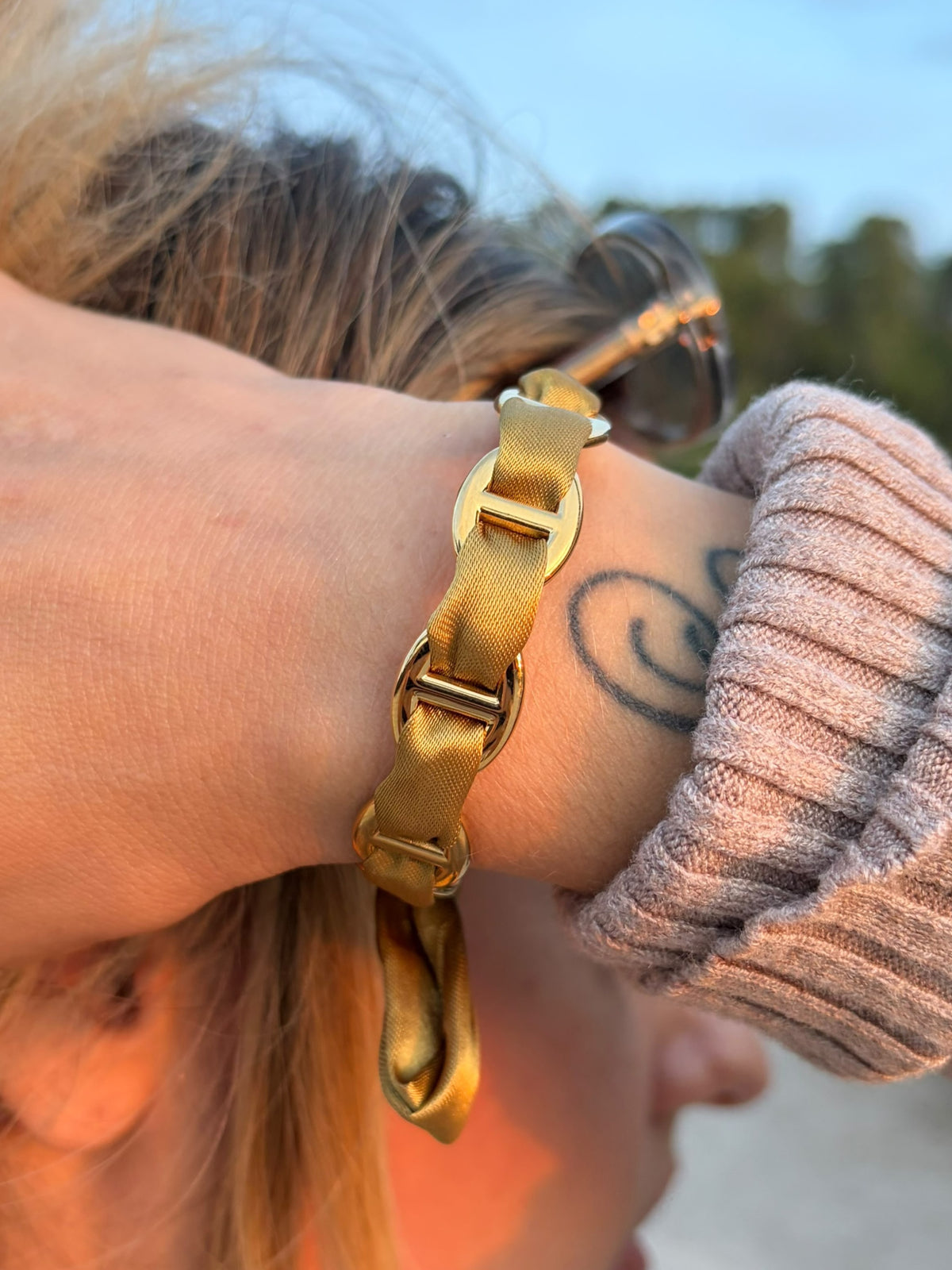 Bracelet BAHIA | kaki irisé