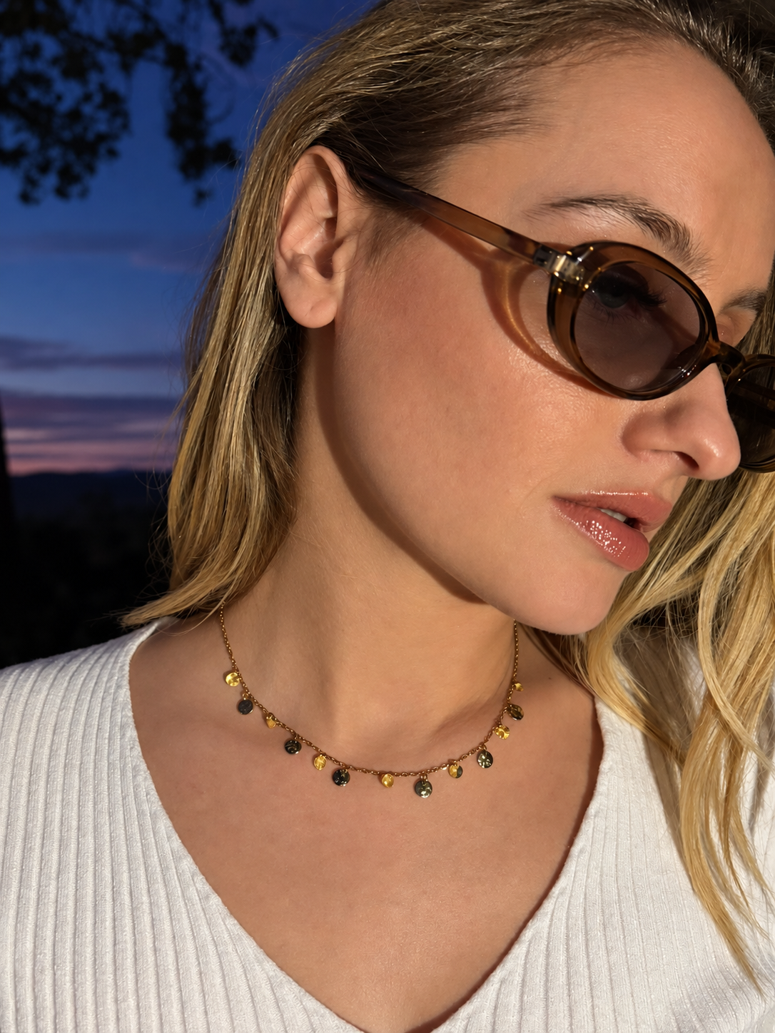 Collier LYSELIA | doré - jaune