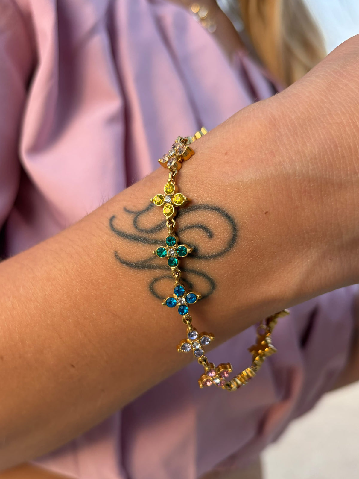 Bracelet AZELIA | doré - multicolore