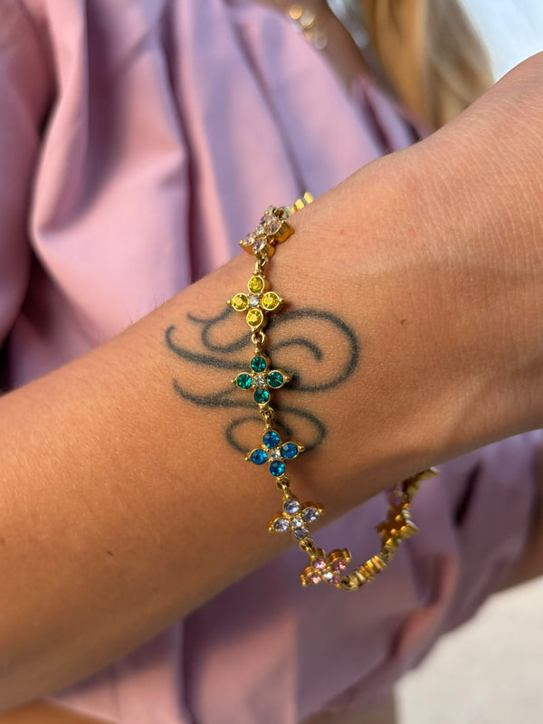 Bracelet AZELIA | doré - multicolore