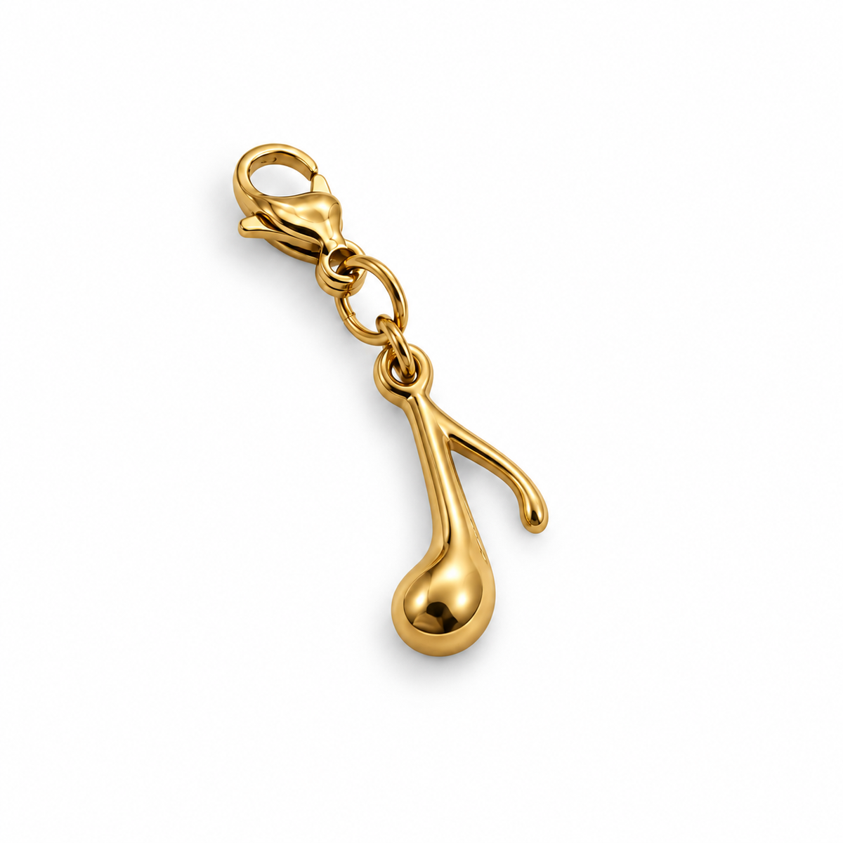 Charm Note de musique croche - doré