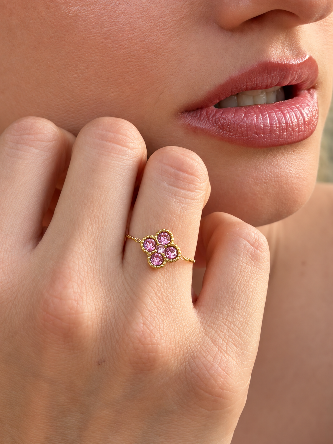 Bague FIORELLA | doré - rose