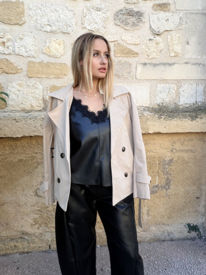 Trench court beige