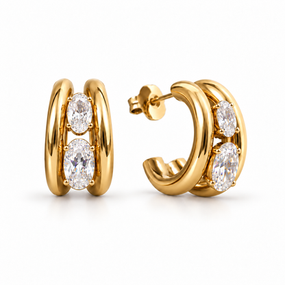 Boucles d'oreilles LYSEANE