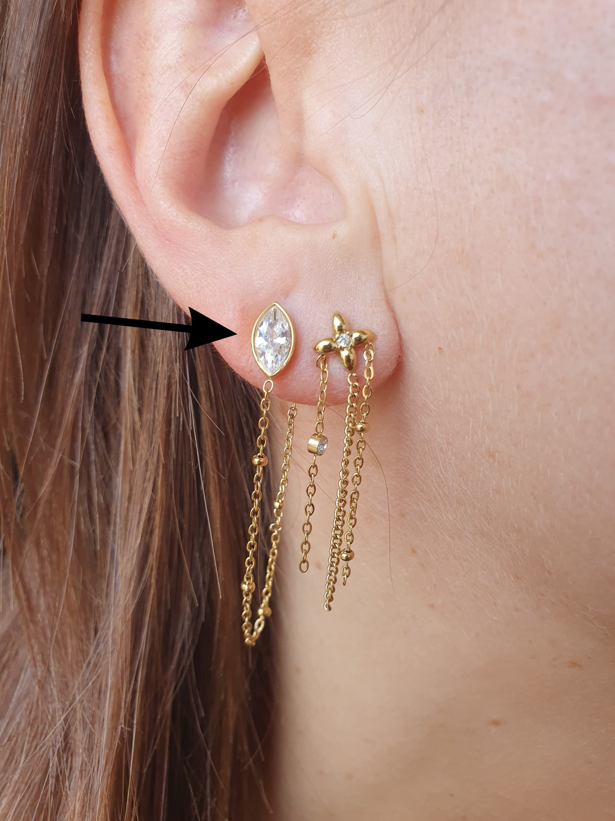Boucle d’oreille ELOWEN