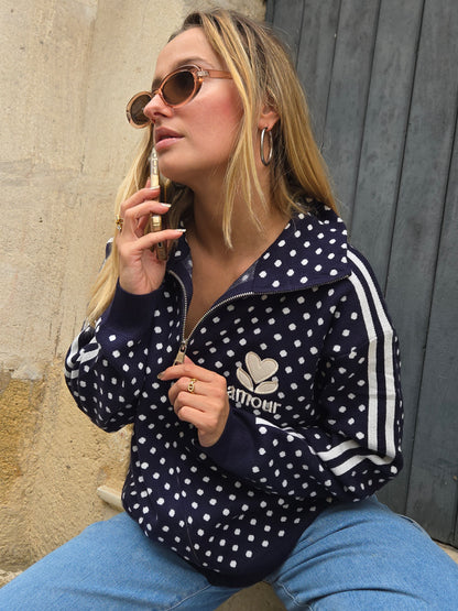 Gilet AMOUR pois