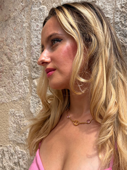 Collier MAELINE - rose