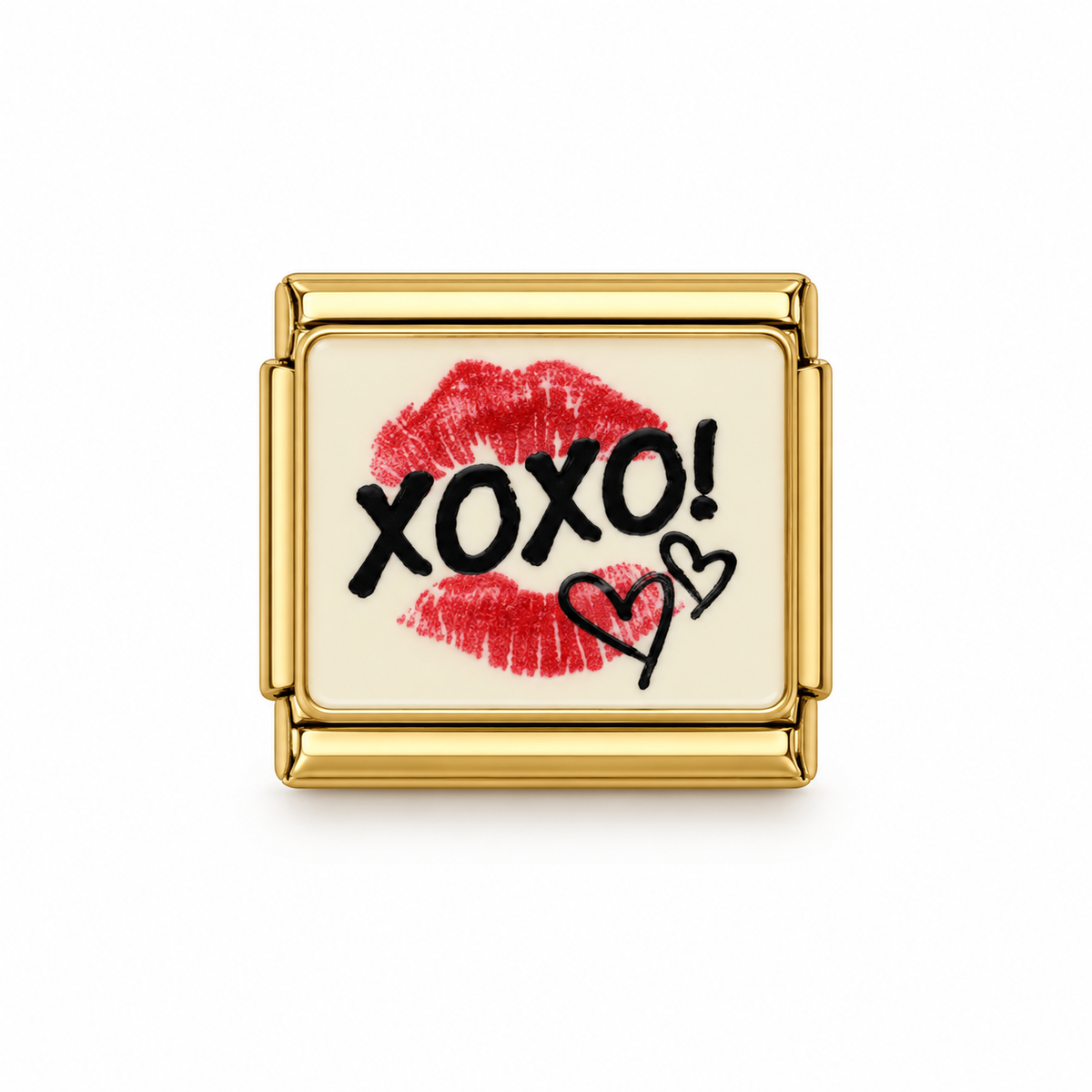 Charm italien XOXO - doré