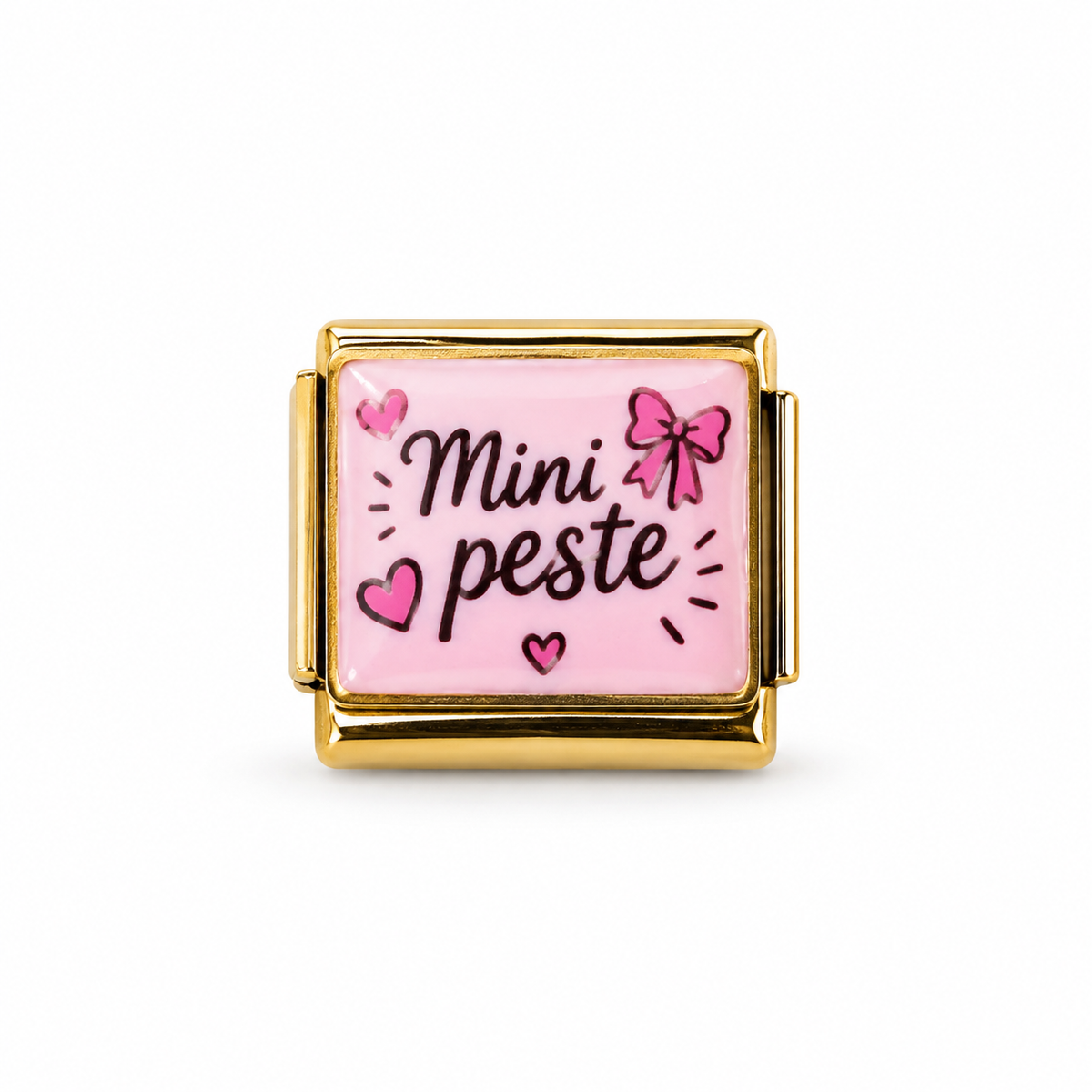Charm italien Mini peste - doré