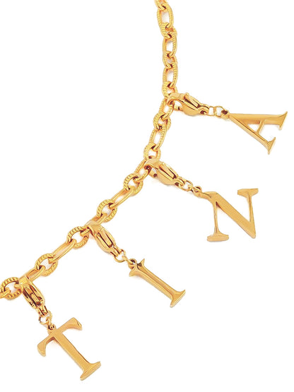 Collier prénom personnalisé - Doré | Maillons au choix