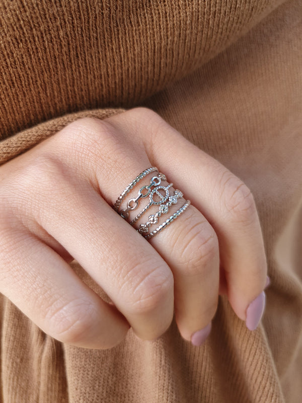 Bague ROYAL - argenté