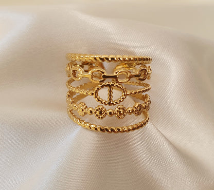 Bague ROYAL - doré