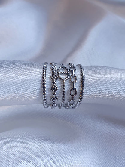 Bague ROYAL - argenté