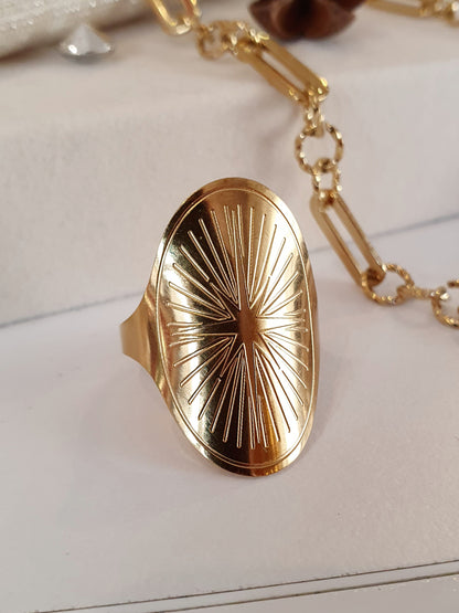 Bague JADE - doré