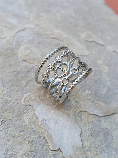 Bague ROYAL - argenté