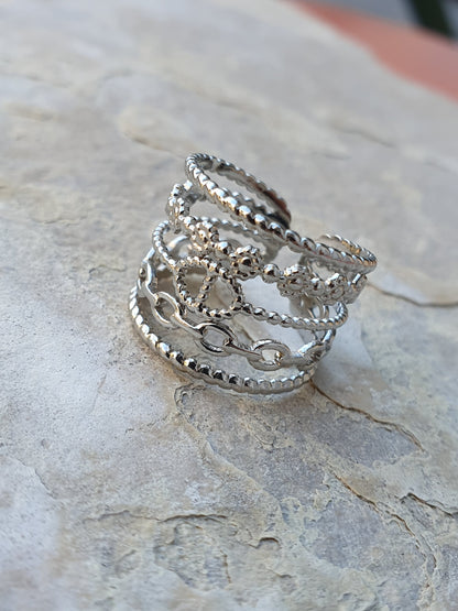 Bague ROYAL - argenté