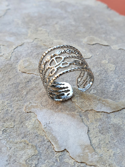 Bague ROYAL - argenté