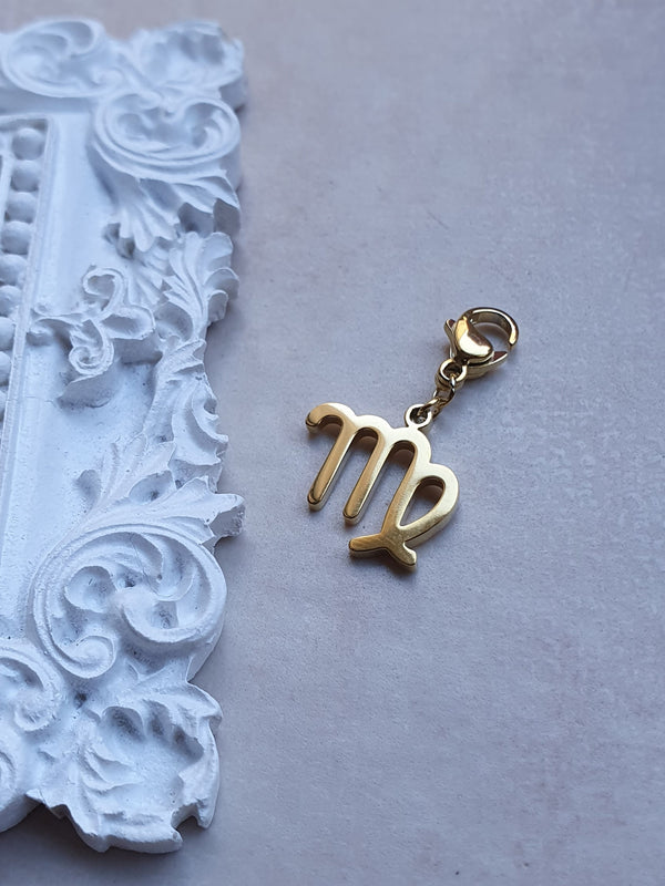 Charm Vierge acier