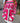 Pull écritures roses