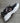 Baskets noires semelles blanches imprimé croco / serpent