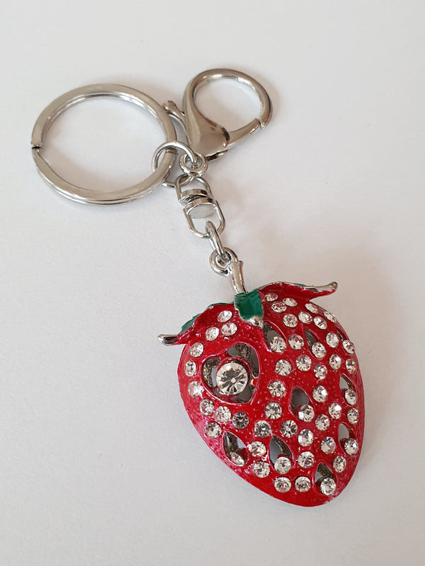 Porte-clés fraise gourmande