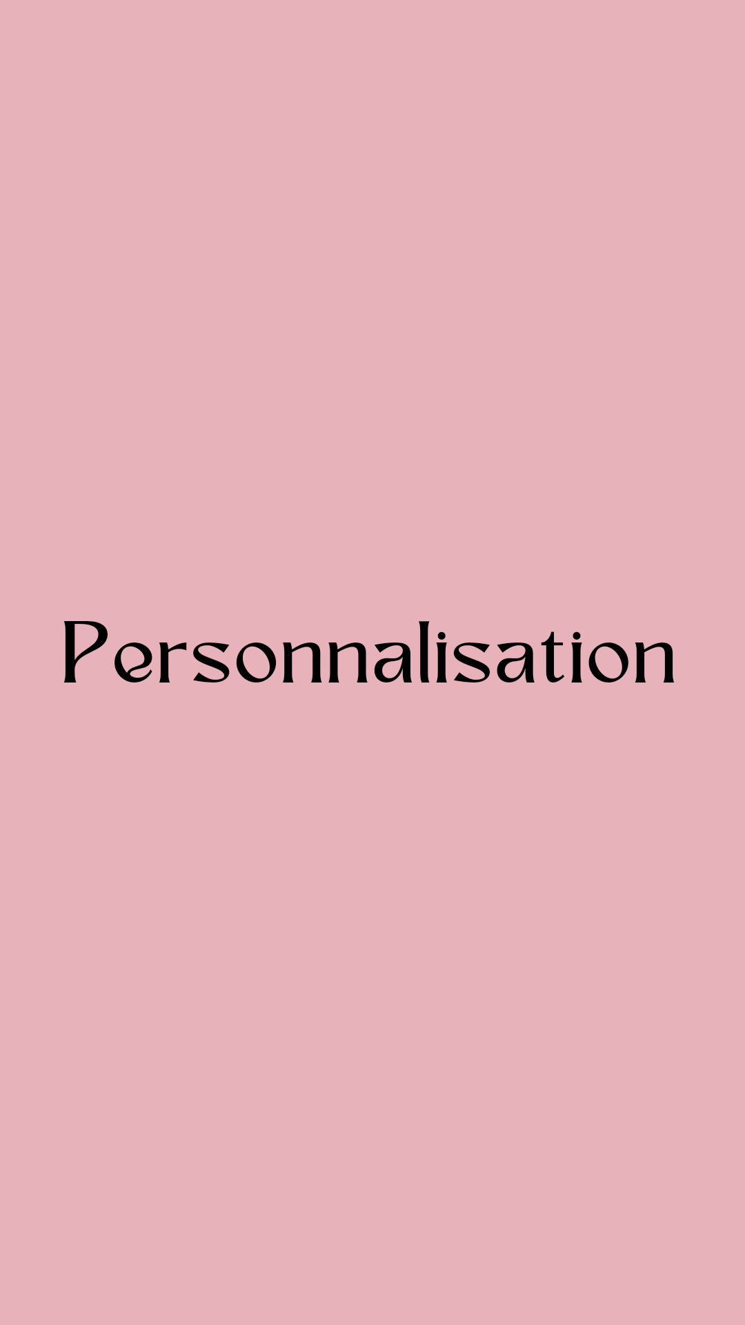 Personnalisation 2