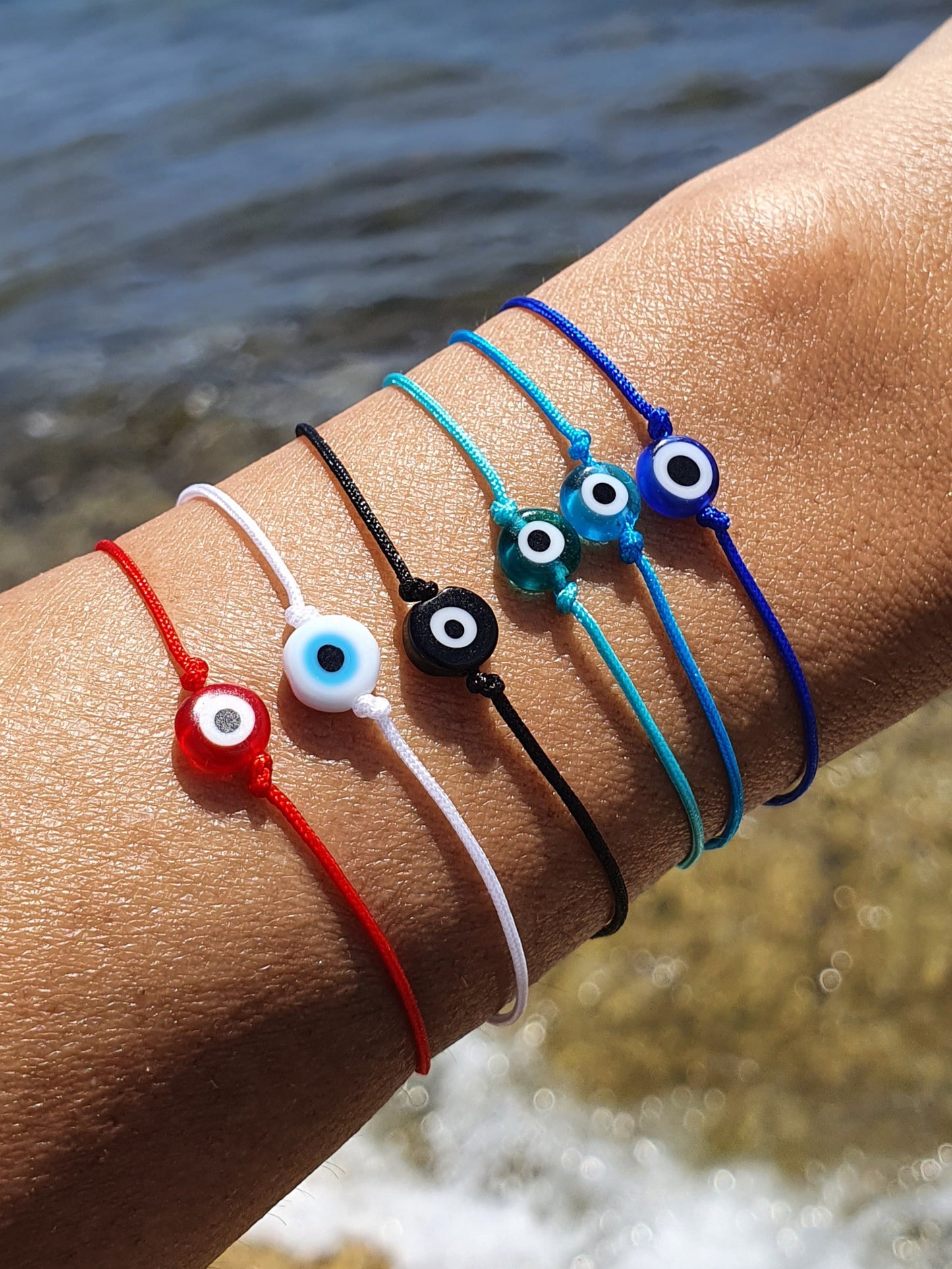 Bracelet cordon œil