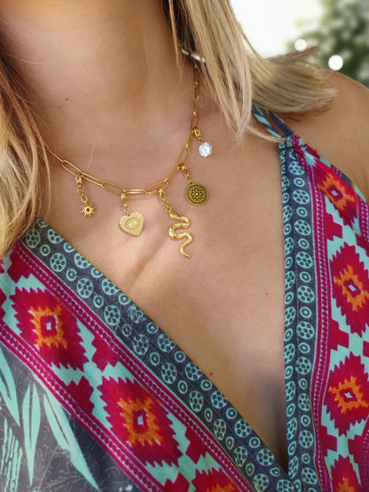 Collier ALMA II - doré