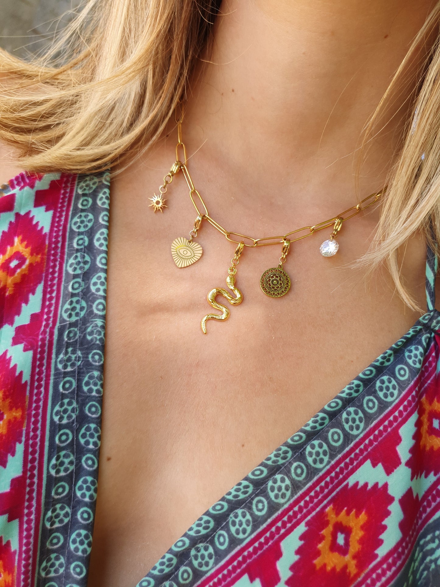 Collier ALMA II - doré