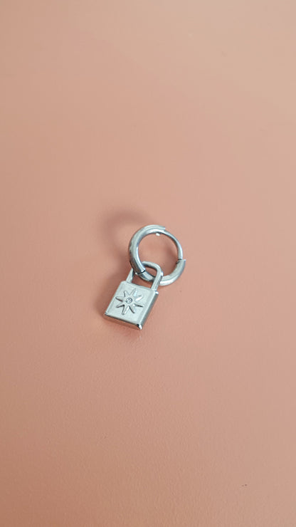 Monoboucle cadenas - argenté