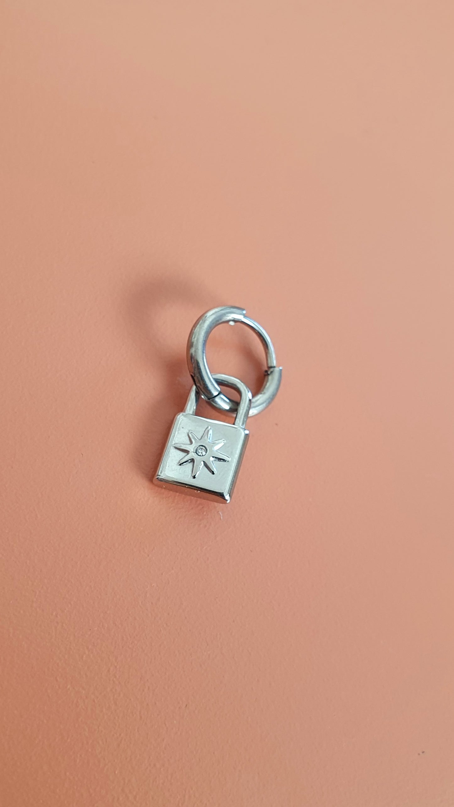Monoboucle cadenas - argenté