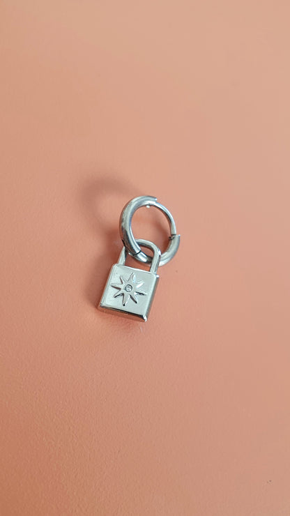 Monoboucle cadenas - argenté