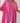 Blouse oversize rose