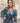 Ceinture en similicuir bleue