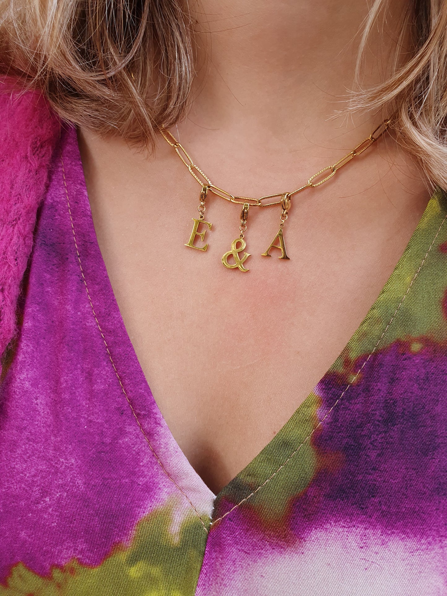 Collier "Toi & Moi" - Coloris au choix