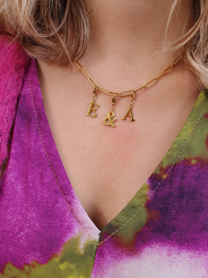 Collier "Toi & Moi" - Coloris au choix